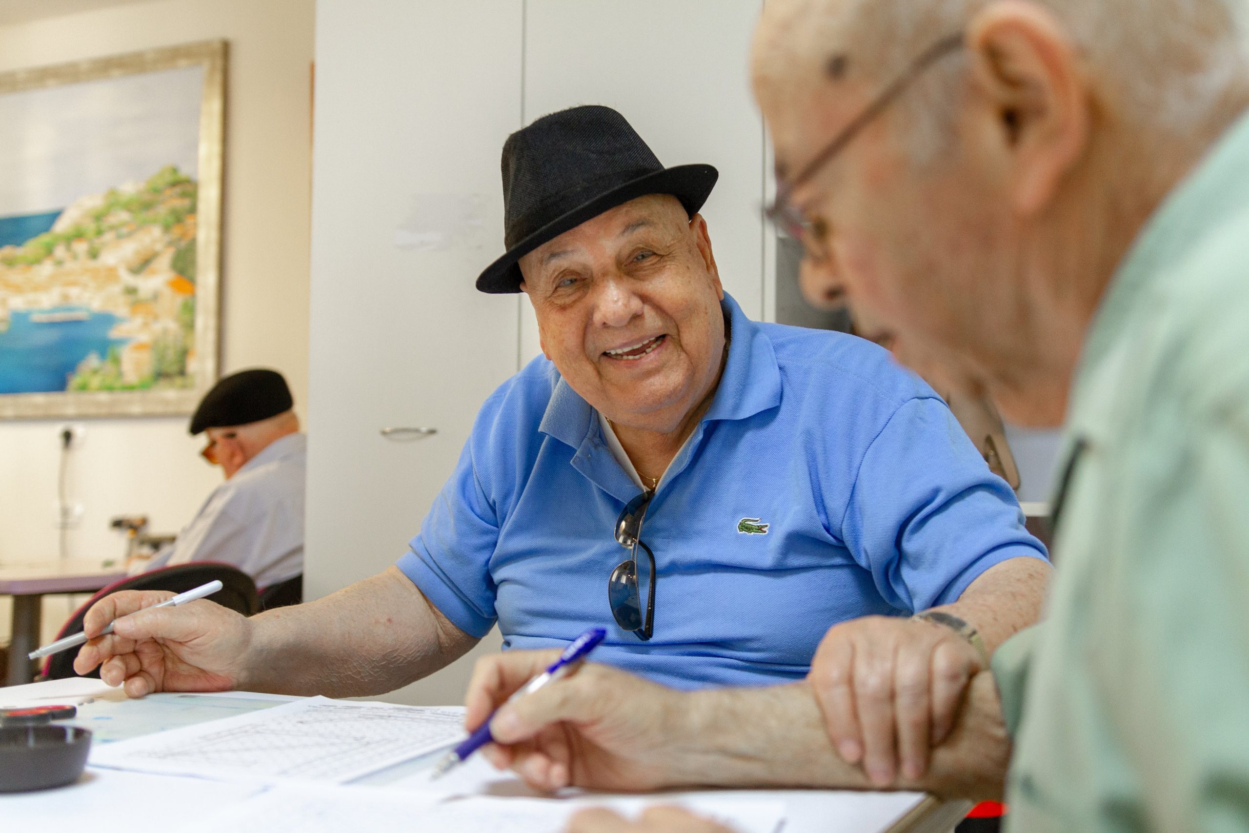 People working together in community organization