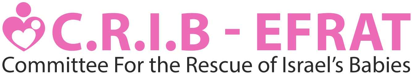 C.R.I.B. -EFRAT (Committee for the Rescue of Israel's Babies) logo